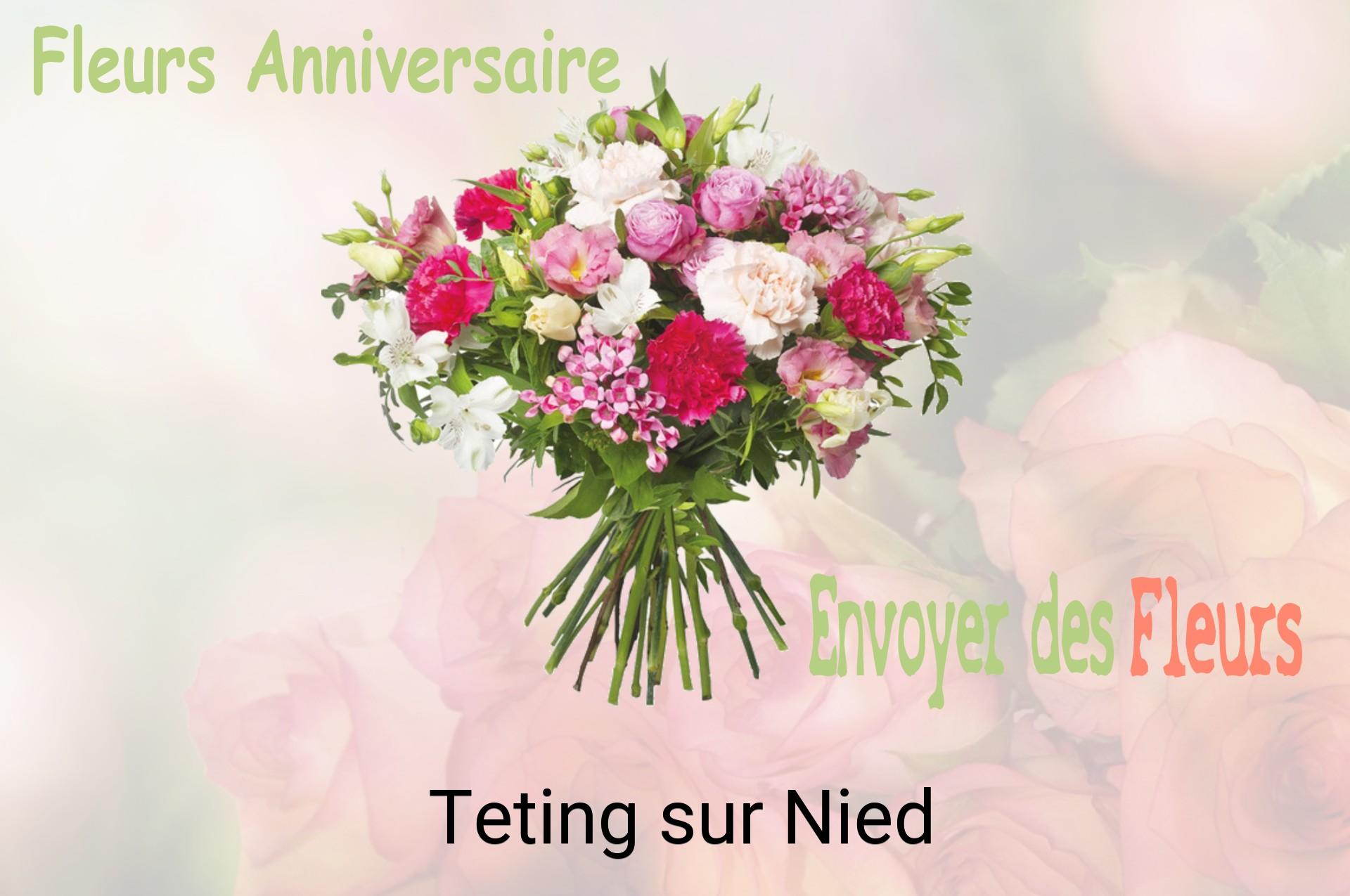 Bouquet de fleurs d’anniversaire livré à Teting-sur-Nied