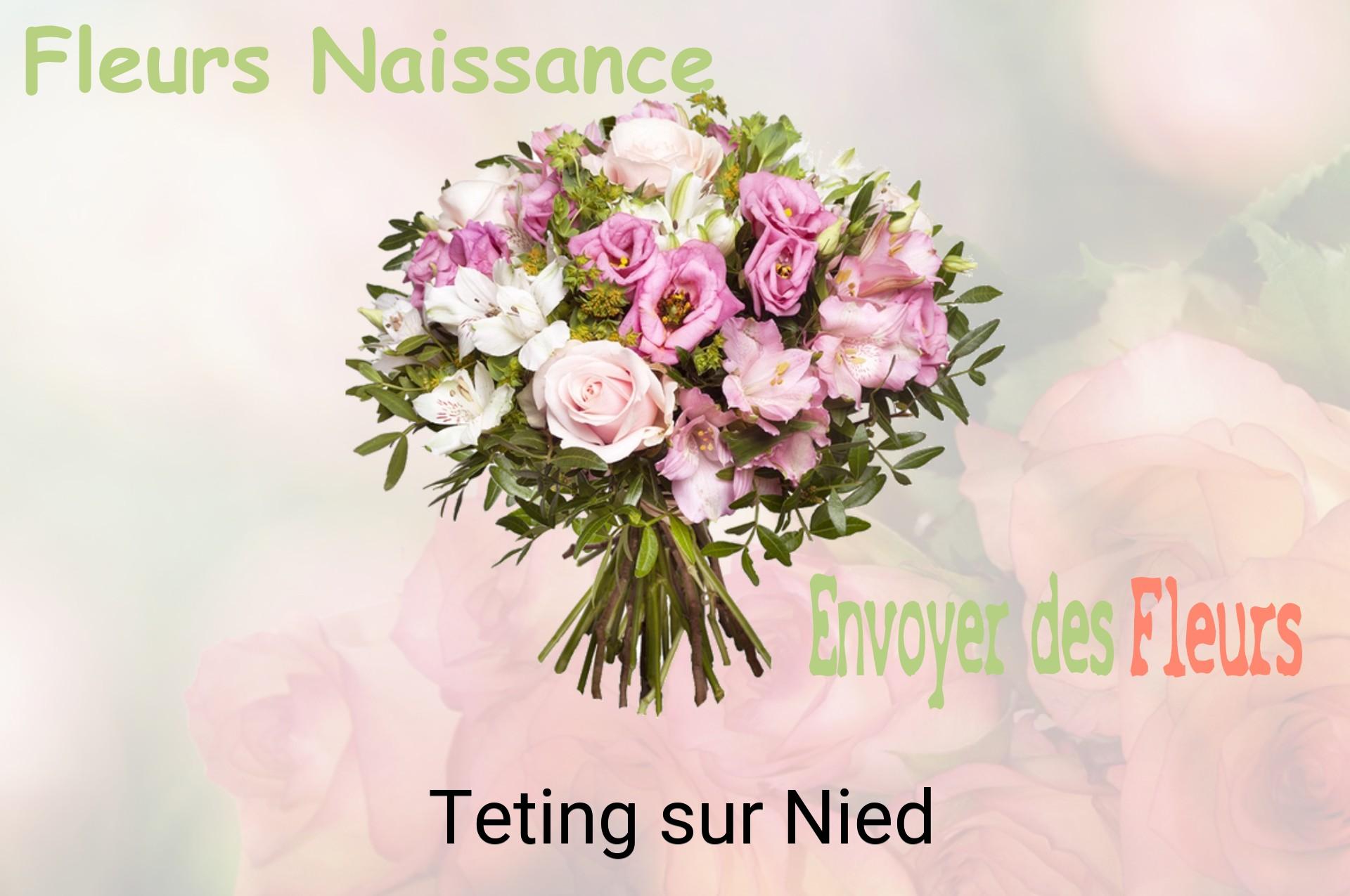 Bouquet de fleurs de naissance livré à Teting-sur-Nied